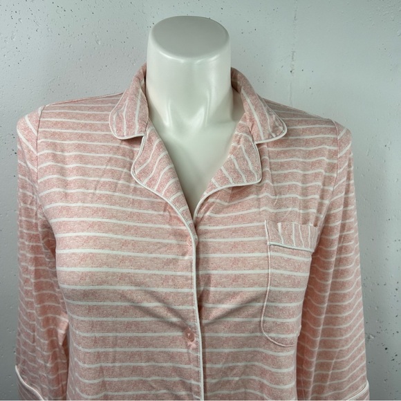 Bare Necessities Pink Stripe Cooling Light Nights Sleep Shirt S - Picture 3 of 8